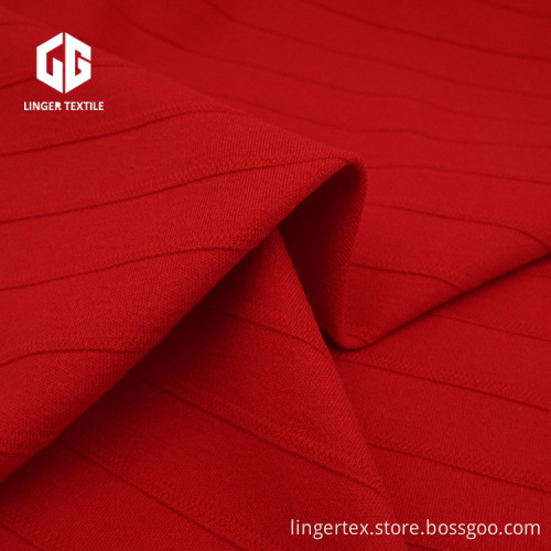 Baumwolle Polyester Jacquard Interlock Stoff CVC 60/40